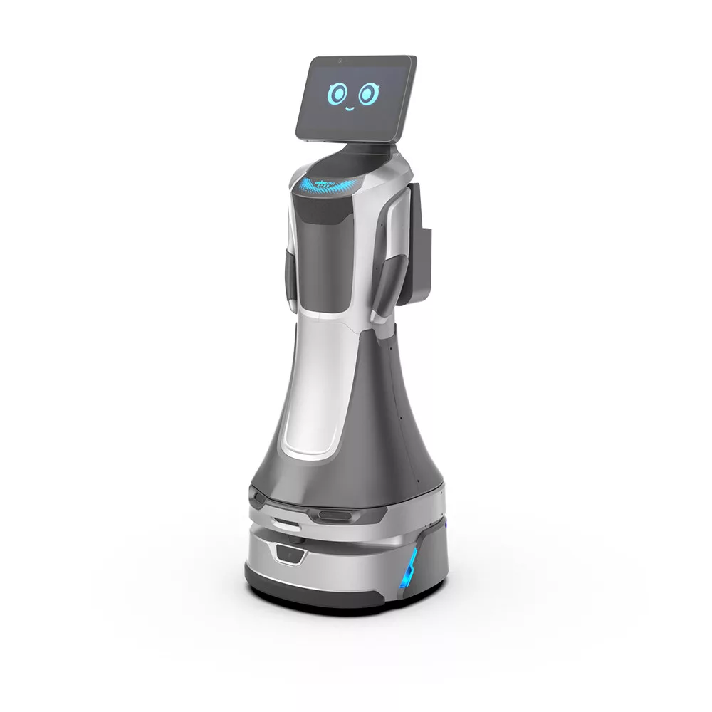 OrionStar GreetingBot Nova recepciós robot nagy érintőkijelzővel